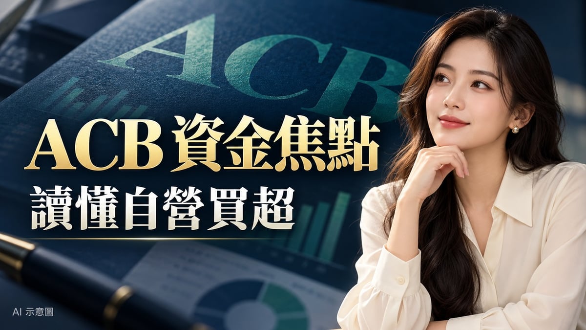 ACB 成券商自營買超焦點：越南銀行股資金動向整理主題示意圖，含虛構成年女性編輯；非現場照片。