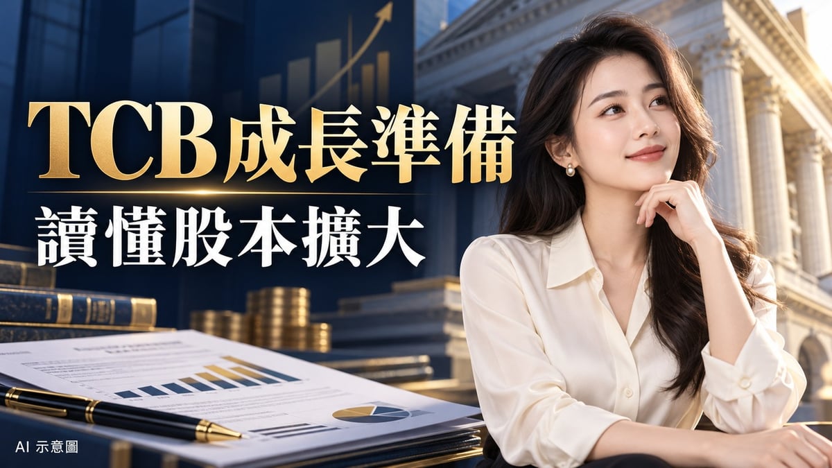 Techcombank 規劃擴大股本：越南銀行如何準備下一階段成長？主題示意圖，含虛構成年女性編輯；非現場照片。