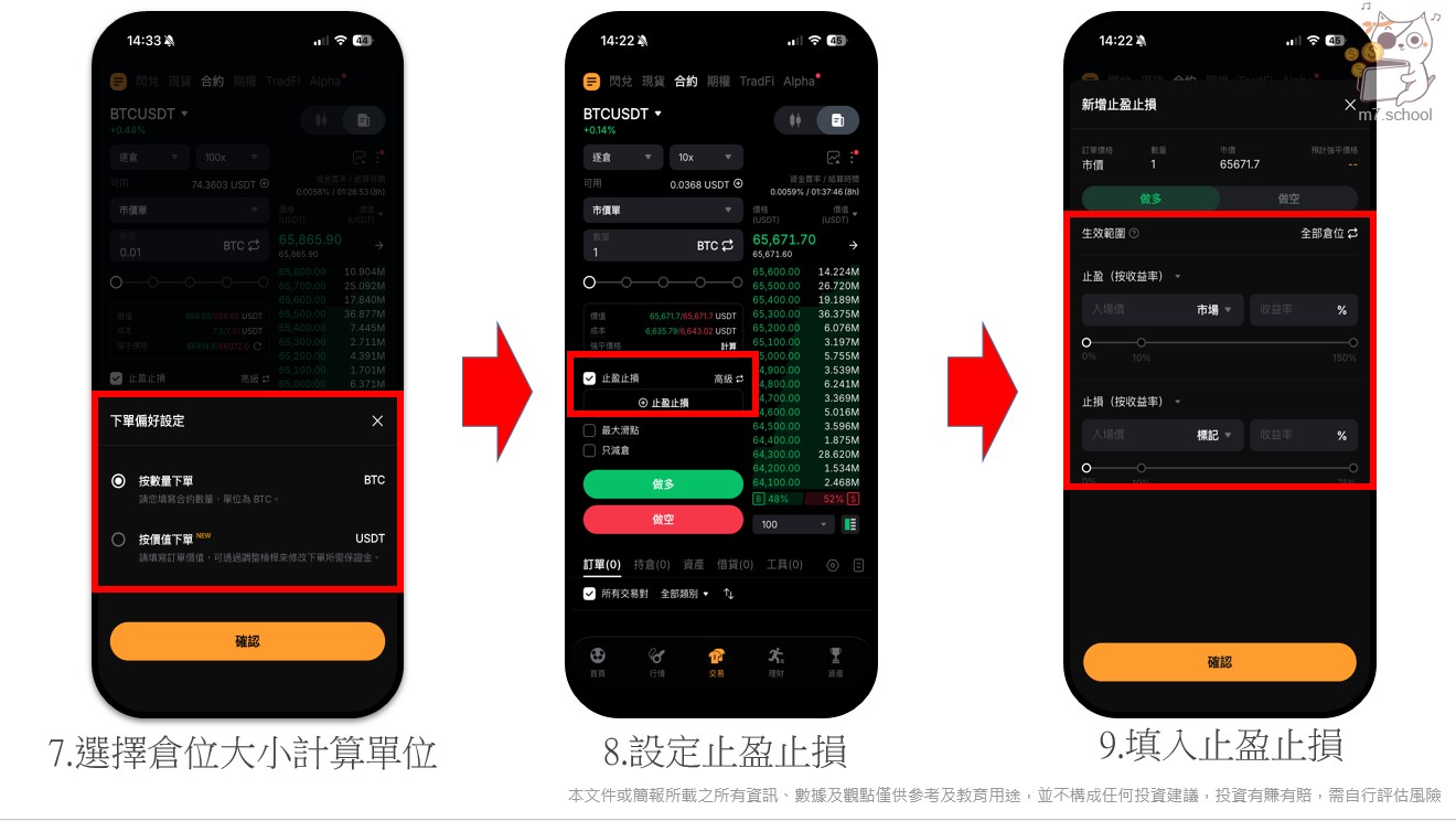設定停利停損價