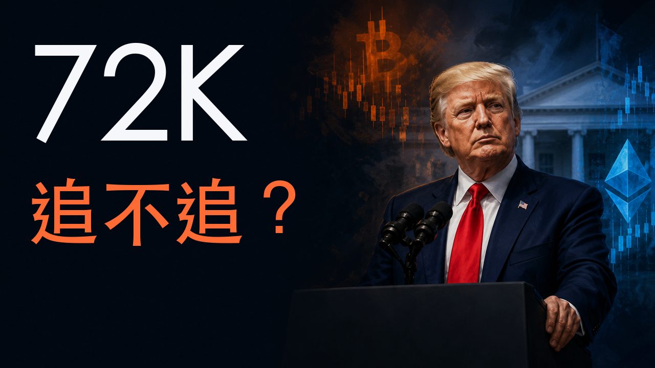BTC比特幣與ETH以太幣衝高72,000美元後追不追